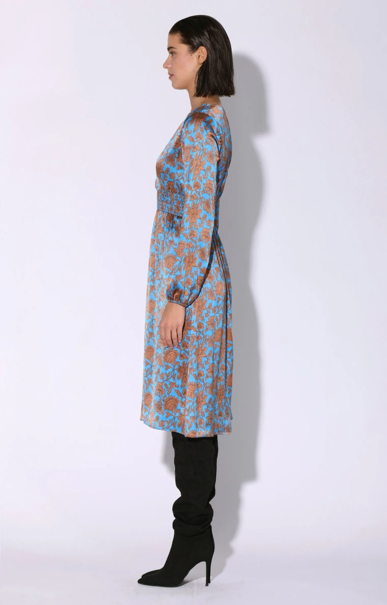 alene_dress_baroque_sky_2.webp Walter Baker Alene Dress, Baroque Sky>Women Dresses