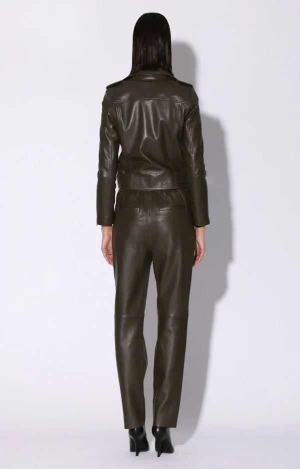 Walter Baker Allison Jacket, Moss-Leather>Women Jackets