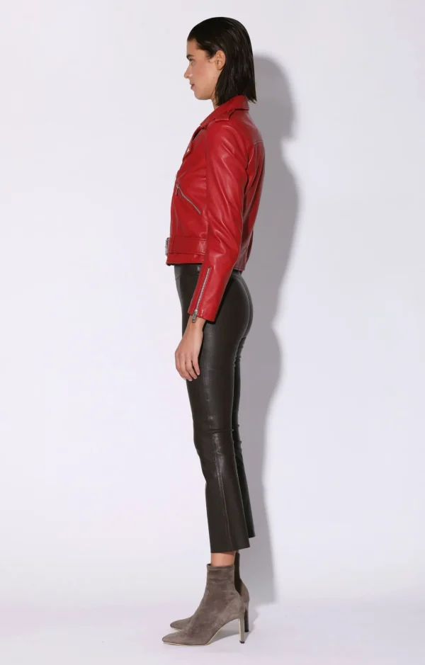 Walter Baker Allison Jacket, Red-Leather>Women Jackets