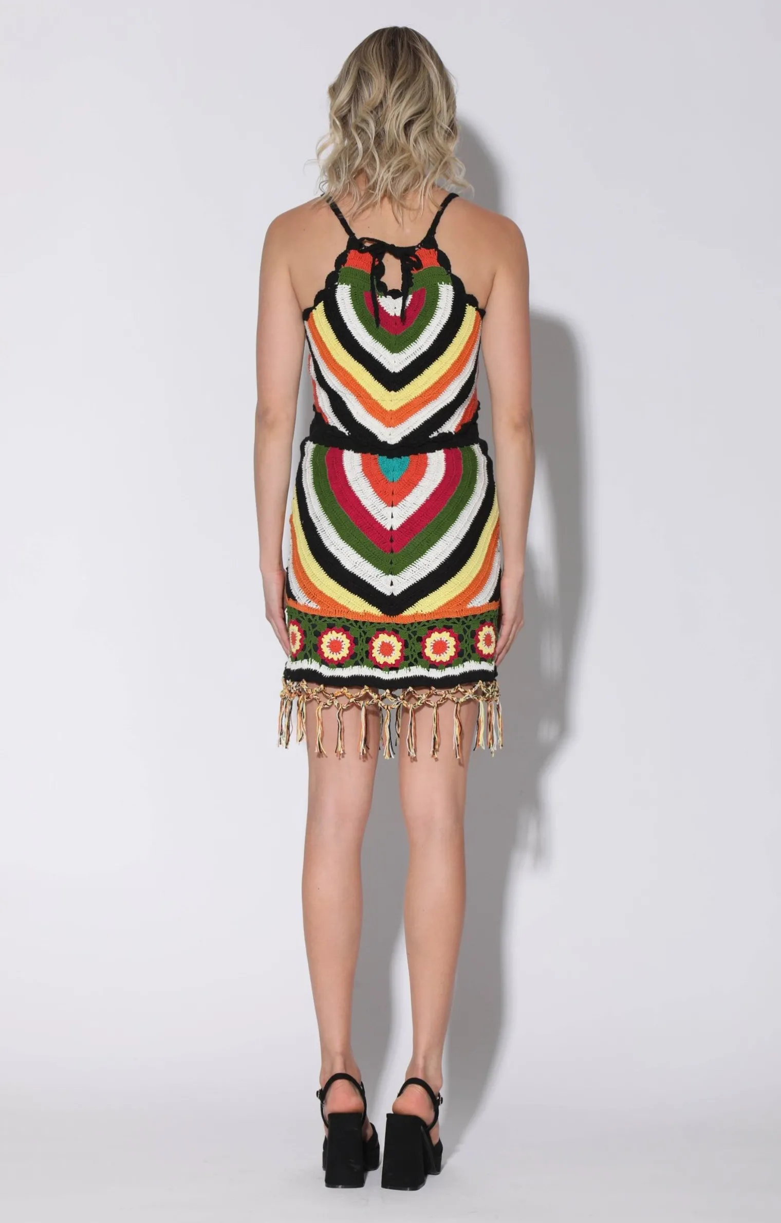 andi_top_rainbow_sun_croc_3.webp Walter Baker Andi Top, Rainbow Sun Crochet>Women Tops