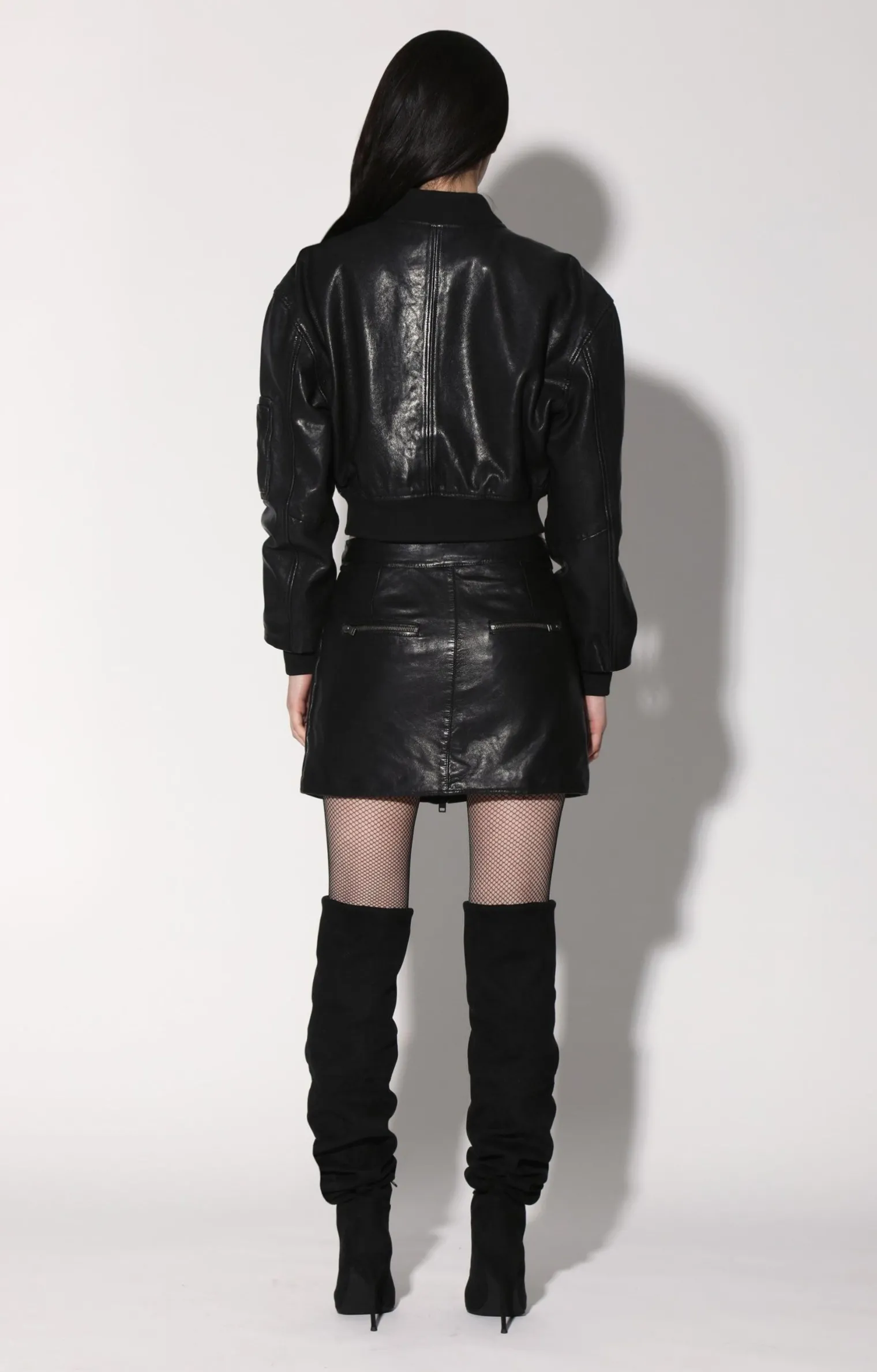 andrea_jacket_blackleathe_3.webp Walter Baker Andrea Jacket, Black-Leather>Women Leather