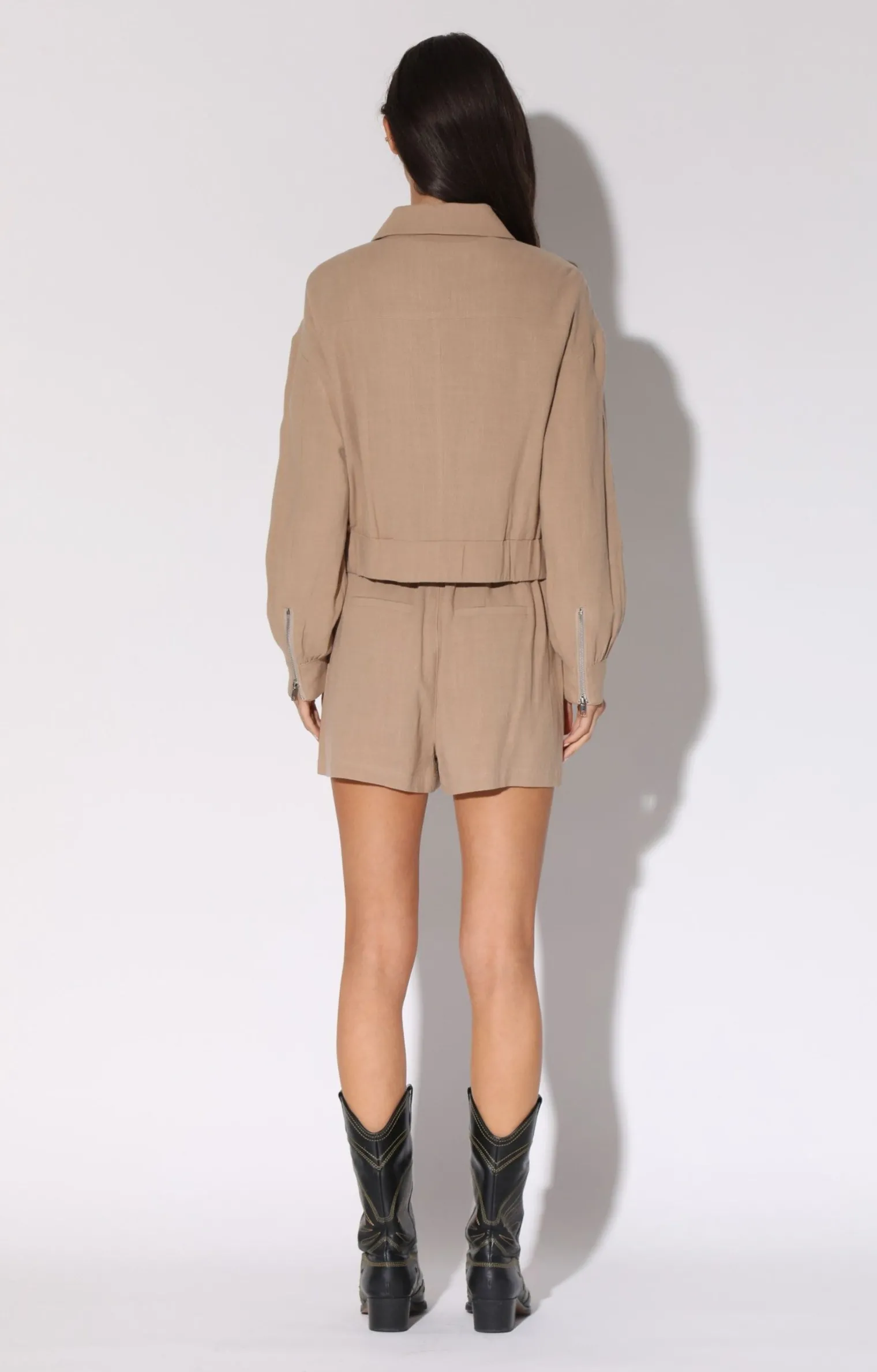 charlize_jacket_straw_3.webp Walter Baker Charlize Jacket, Straw>Women Jackets