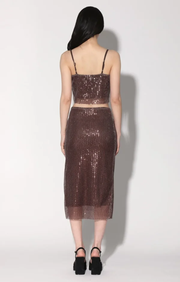 Walter Baker Chellie Top, City Sequin Mink>Women Tops