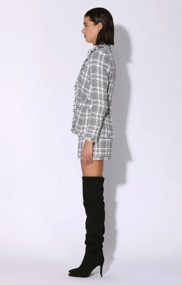 Walter Baker Damon Blazer, Heritage Tweed Grey>Women Jackets