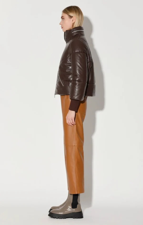 Walter Baker Edwina Jacket, Mocha-Leather>Women Jackets