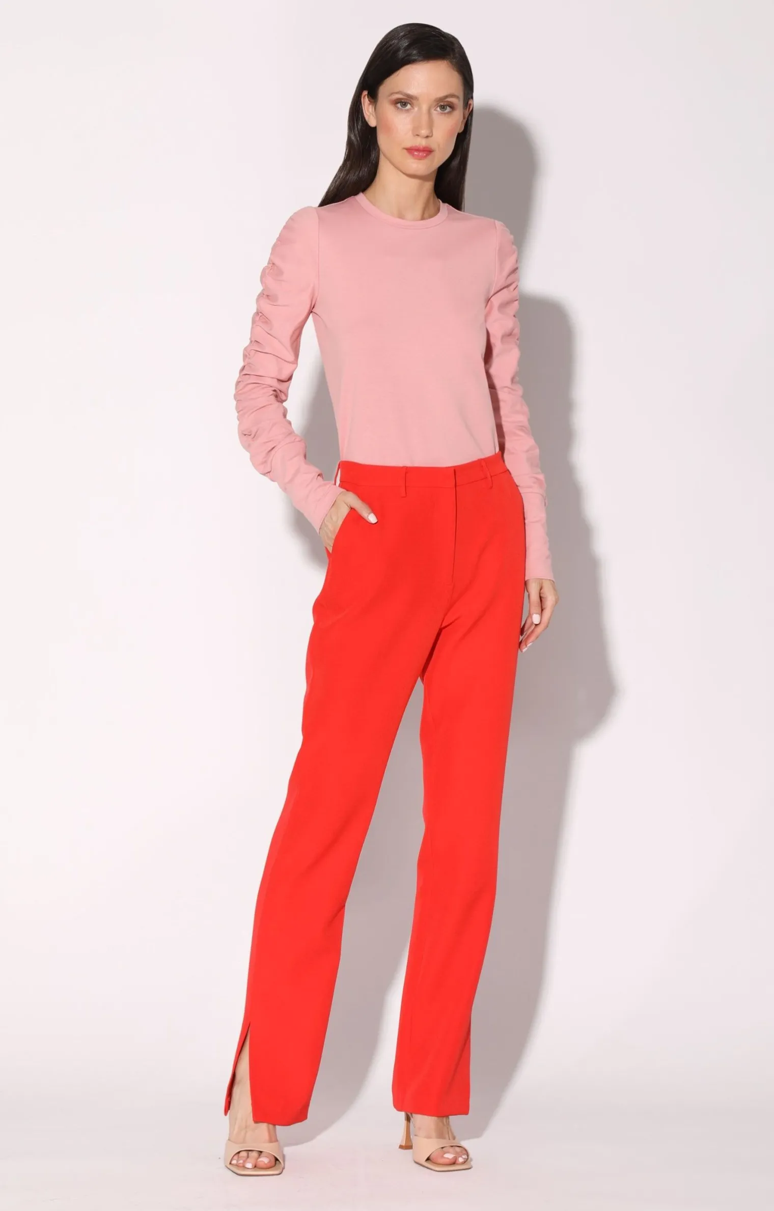 falon_pant_poppy_1.webp Walter Baker Falon Pant, Poppy>Women Bottoms