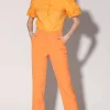 Walter Baker Falon Pant, Tangerine>Women Bottoms
