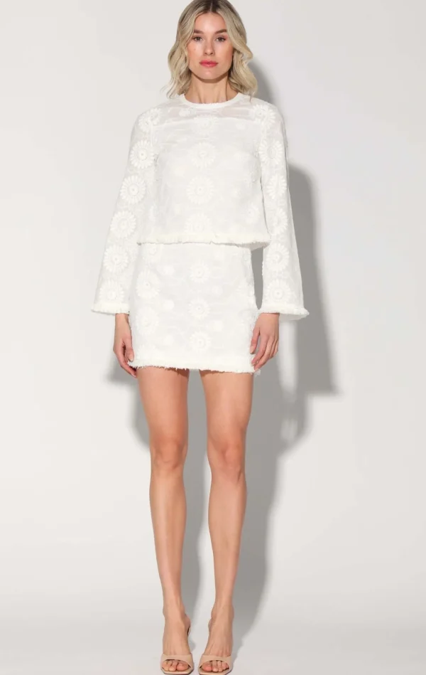 Walter Baker Fontaine Top, Sunflower Embroidery>Women Tops