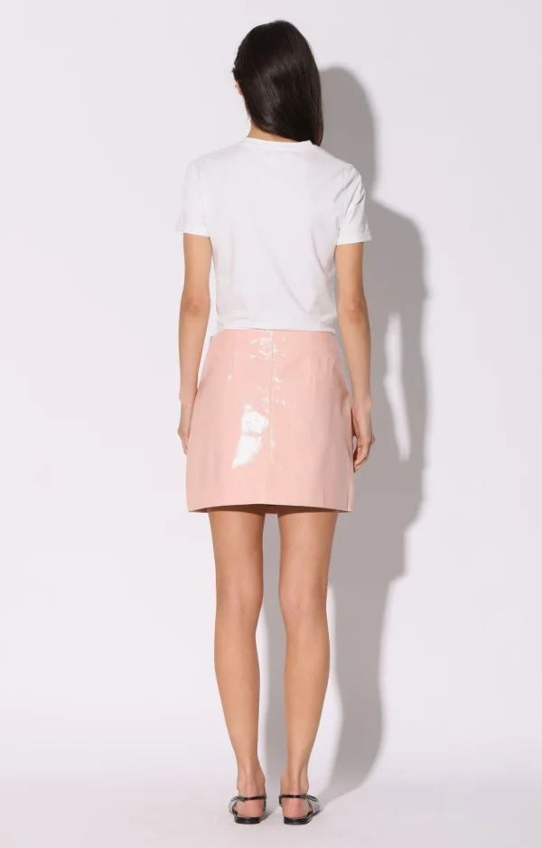 Walter Baker Haley Skirt, Sorbet Patent-Leather>Women Bottoms