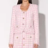 Walter Baker Inaya Jacket, Picnic Tweed Pink>Women Jackets