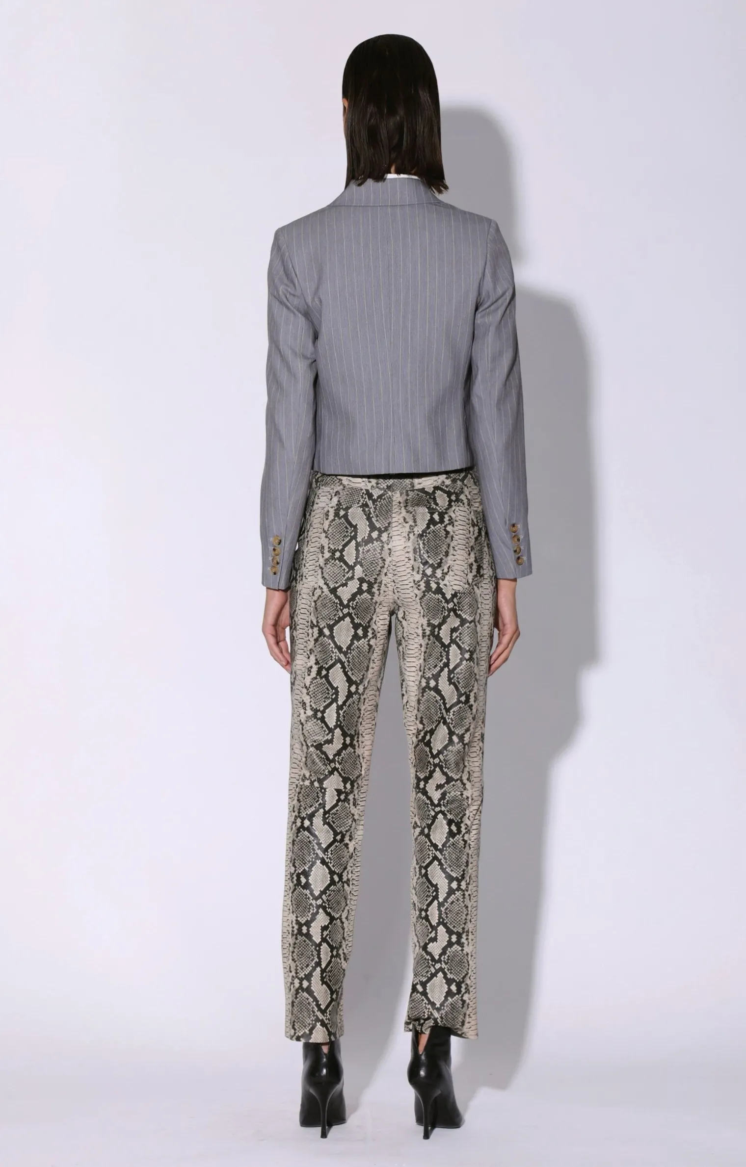 javi_jacket_heather_pin_s_3.webp Walter Baker Javi Jacket, Heather Pin Stripe>Women Jackets