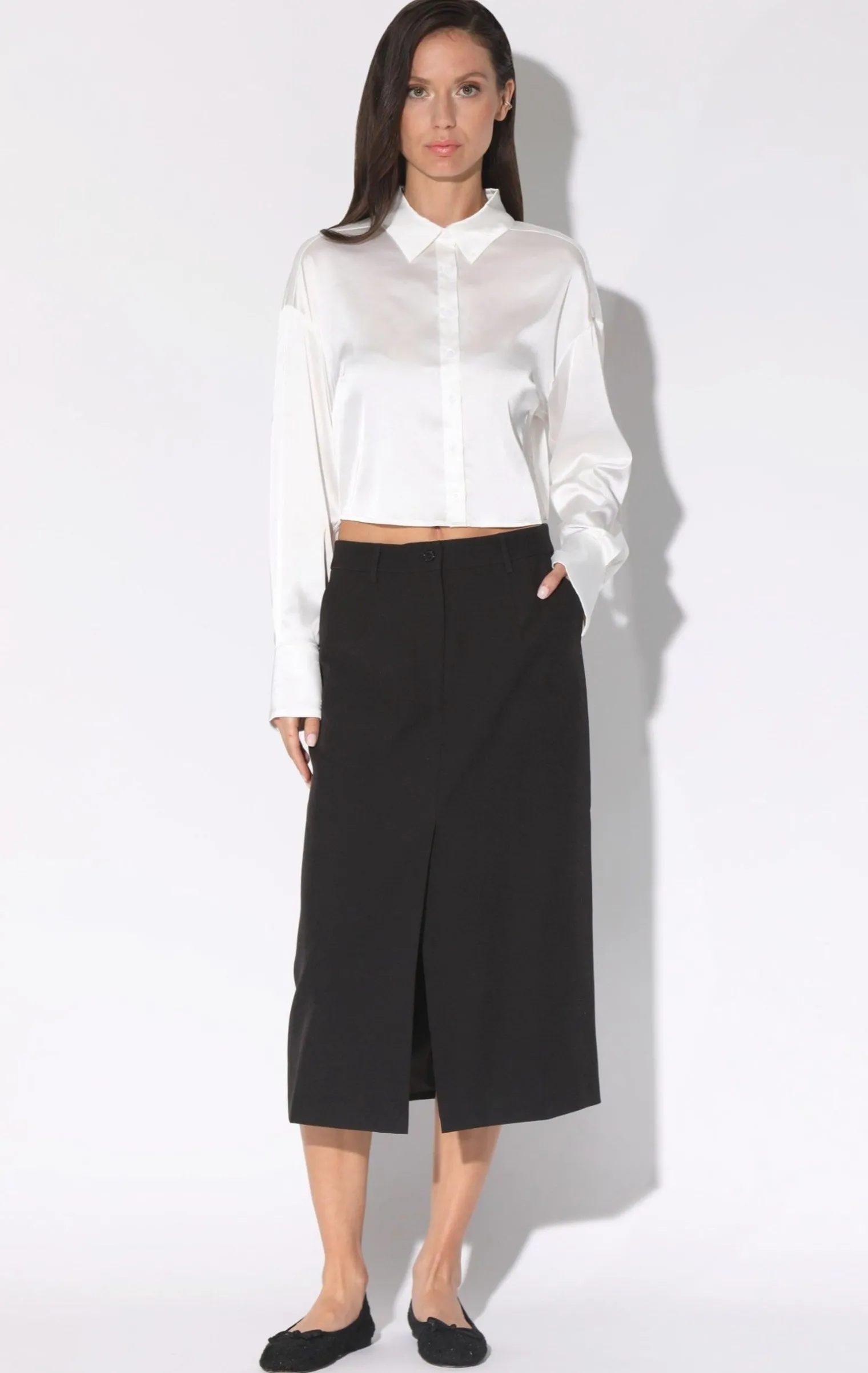 justyce_skirt_black_0.webp Walter Baker Justyce Skirt, Black>Women Bottoms