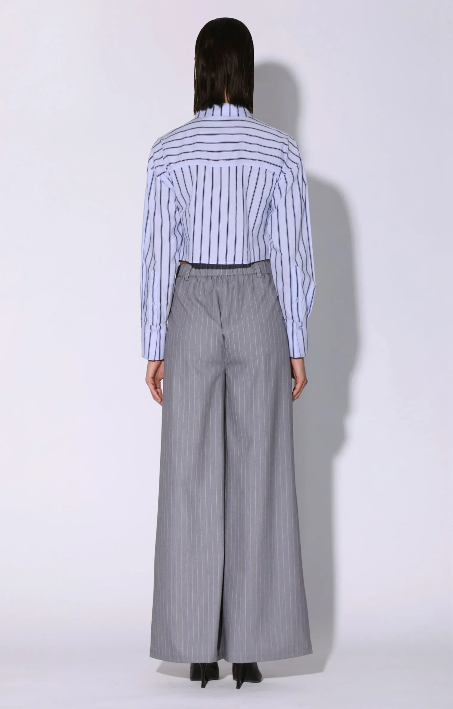 kaiden_pant_heather_pin_s_3.webp Walter Baker Kaiden Pant, Heather Pin Stripe>Women Bottoms