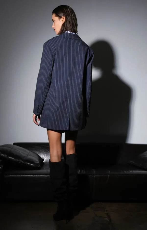 Walter Baker Kira Blazer, Cagney Pin Stripe>Women Jackets