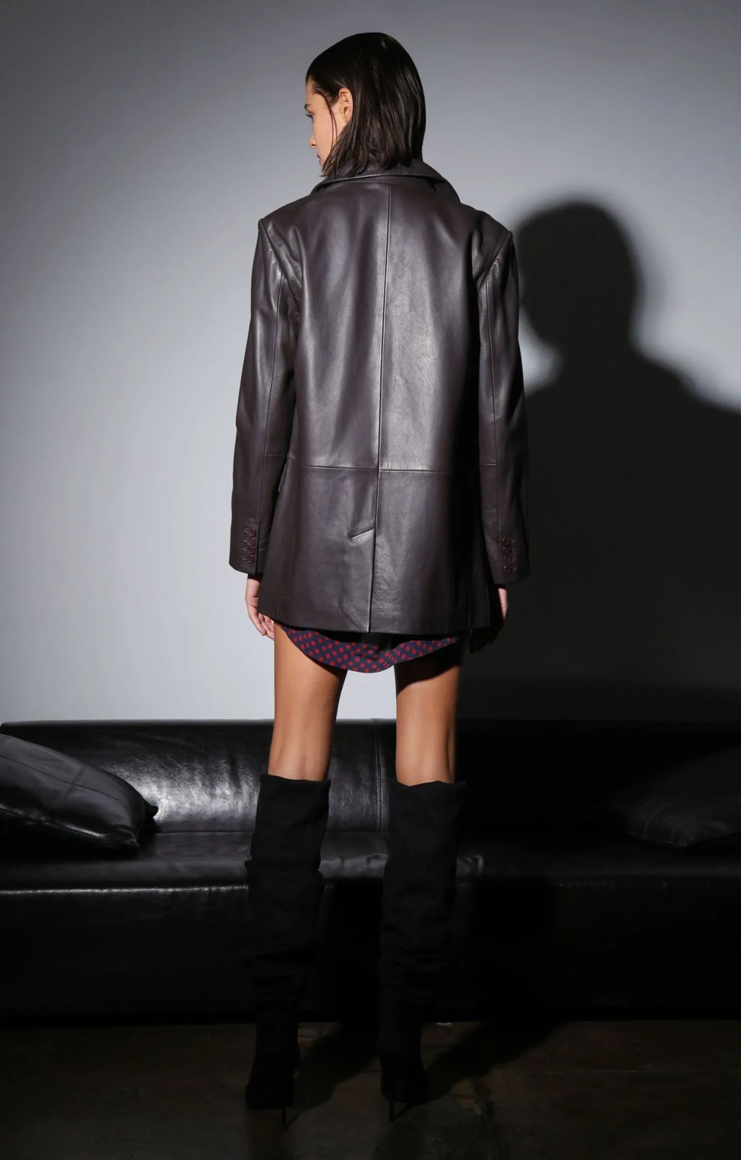 kira_blazer_mochaleather_3-1.webp Walter Baker Kira Blazer, Mocha-Leather>Women Jackets