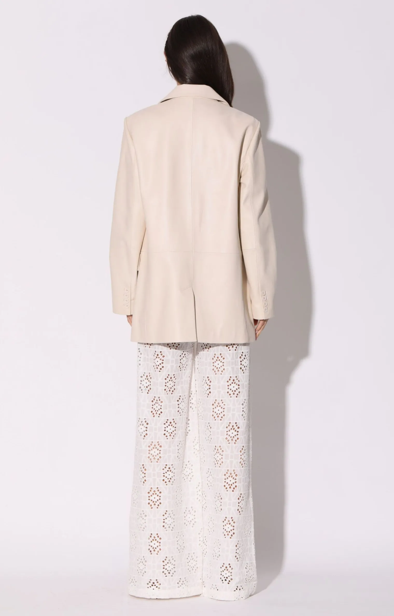 kira_blazer_oysterleather_3.webp Walter Baker Kira Blazer, Oyster-Leather>Women Leather