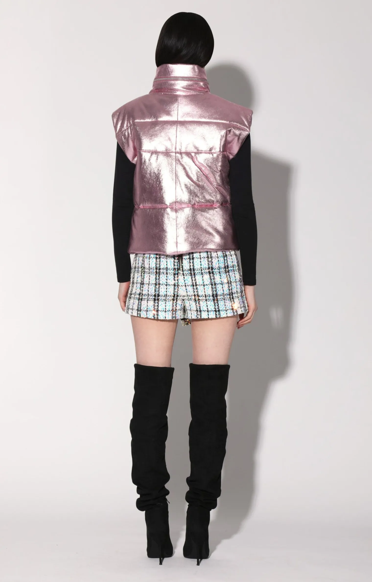 landon_vest_pink_frost_me_3-1.webp Walter Baker Landon Vest, Pink Frost Metallic-Leather>Women Jackets