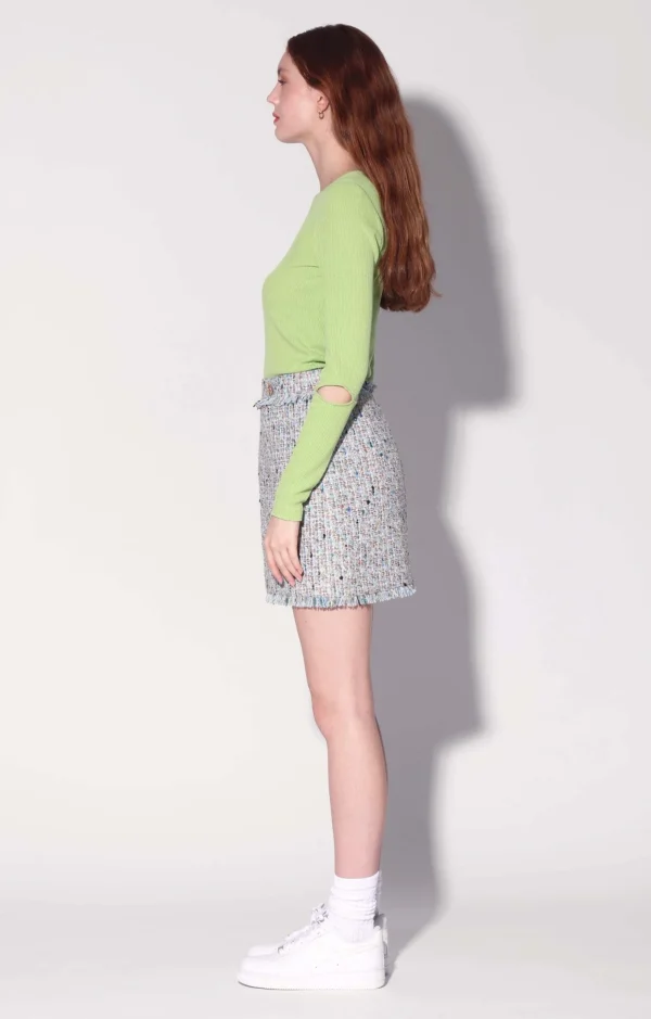 Walter Baker Laurette Skirt, Delray Tweed>Women Bottoms