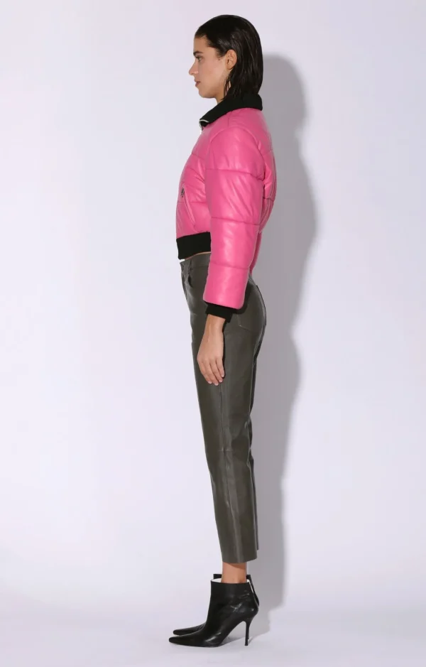 Walter Baker Laylah Jacket, Candy-Leather>Women Leather