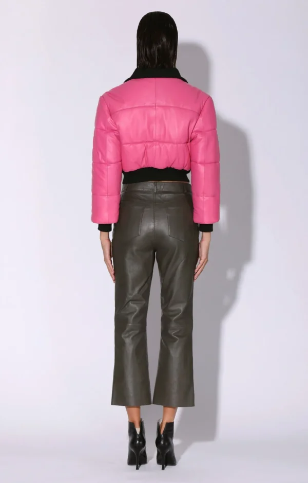 Walter Baker Laylah Jacket, Candy-Leather>Women Leather