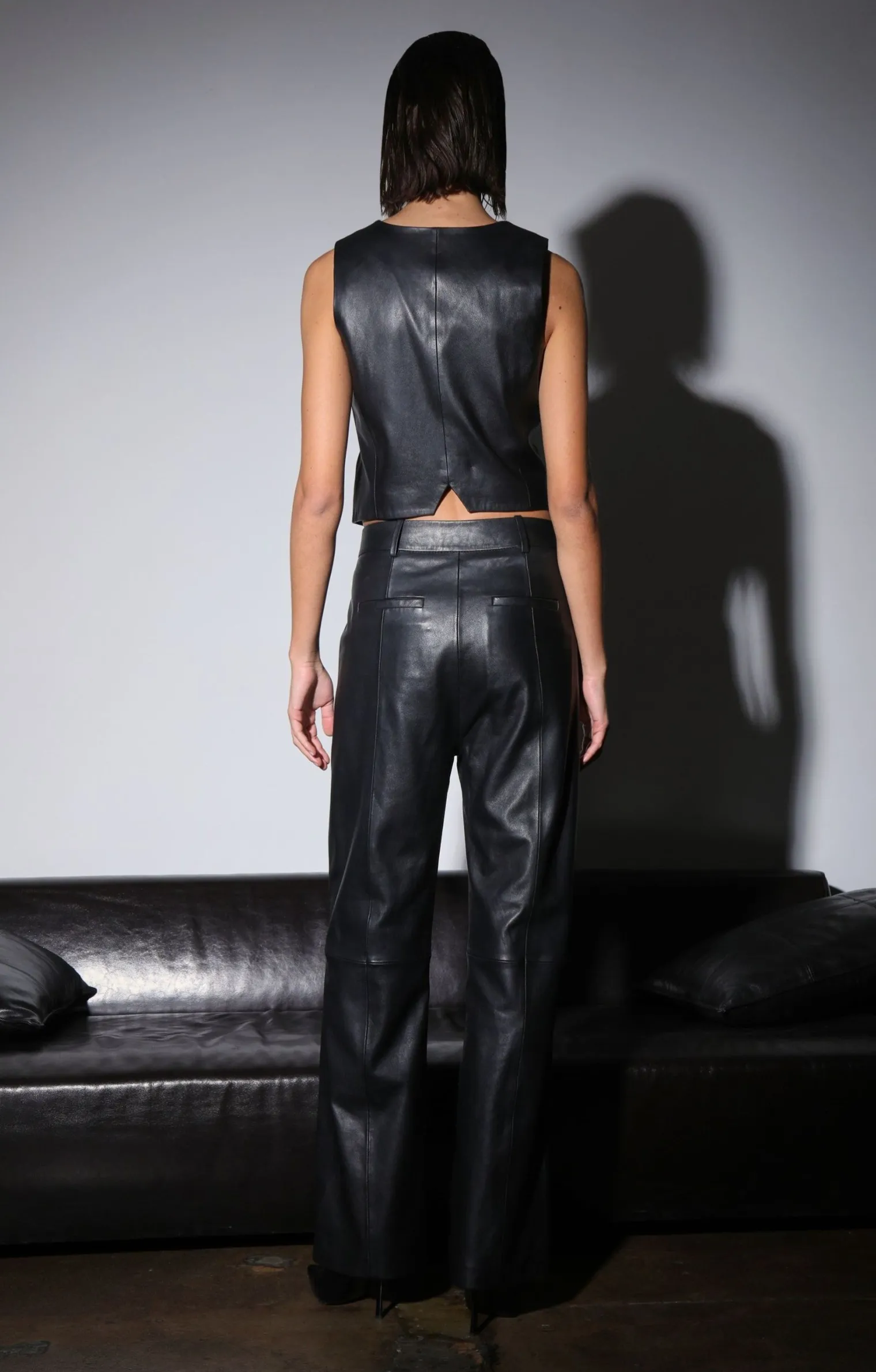 leslee_vest_blackleather_3-1.webp Walter Baker Leslee Vest, Black-Leather>Women Tops