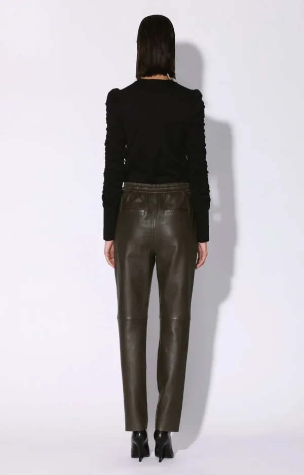 Walter Baker Levie Pant, Moss-Leather>Women Bottoms