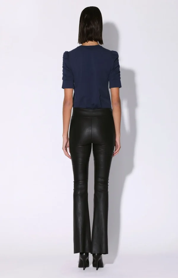 Walter Baker Lexie Pant, Black-Stretch Leather>Women Bottoms