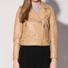 Walter Baker Liz Jacket, Latte-Leather>Women Leather