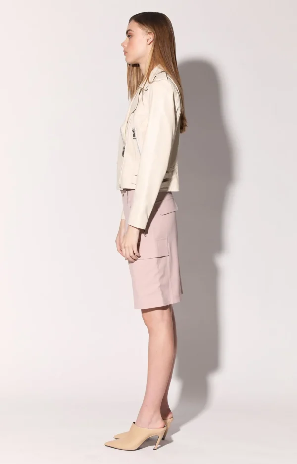 Walter Baker Liz Jacket, Oyster-Leather>Women Leather