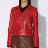 Walter Baker Liz Jacket, Red-Leather>Women Leather
