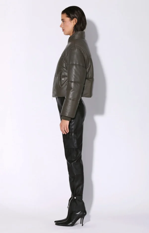 Walter Baker Lorenza Jacket, Moss-Leather>Women Jackets