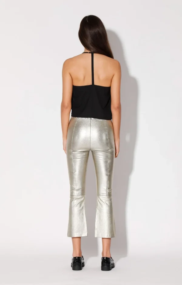 Walter Baker Lori Pant, Gold-Stretch Leather>Women Bottoms
