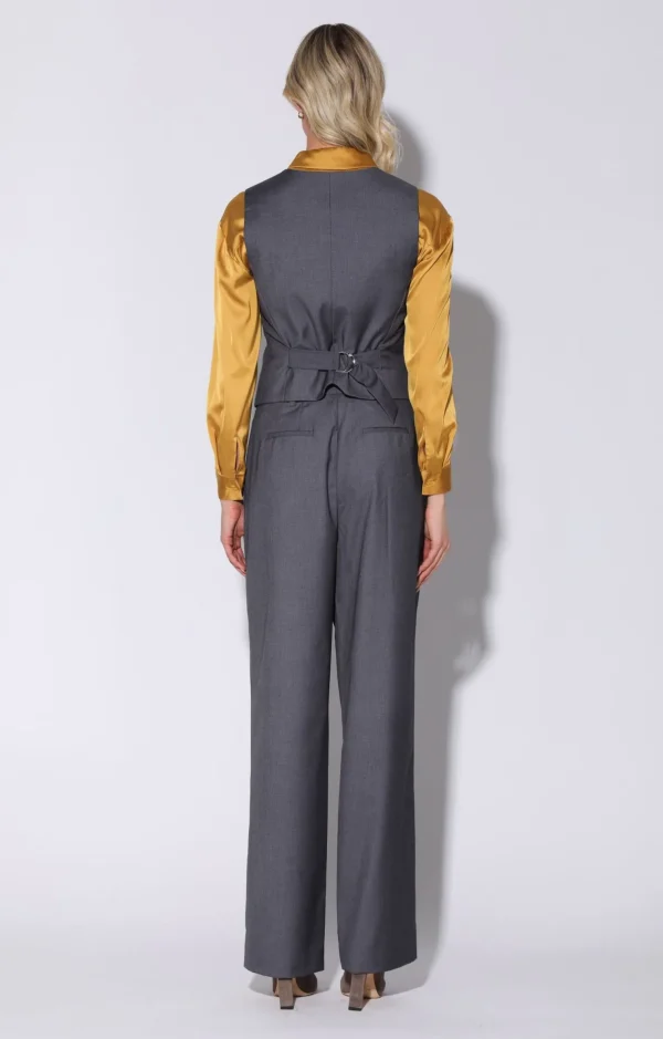 Walter Baker Luanna Vest, Grey>Women Tops
