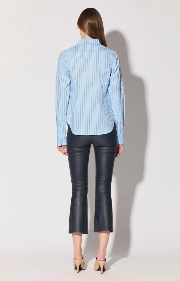 Walter Baker Luisa Pant, Navy-Stretch Leather>Women Leather