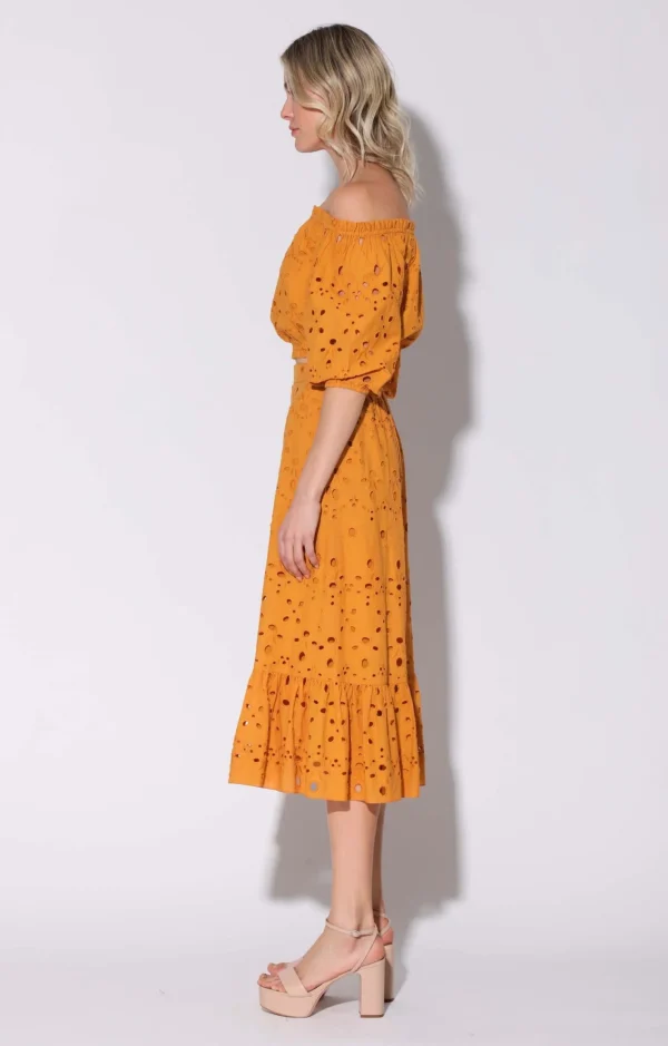 Walter Baker Mannie Skirt, Ginger Eyelet>Women Bottoms