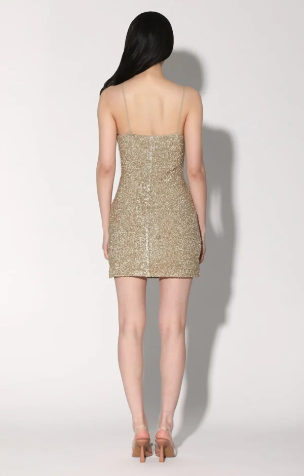 Walter Baker Maya Dress, Gold Rush Sequin>Women Dresses