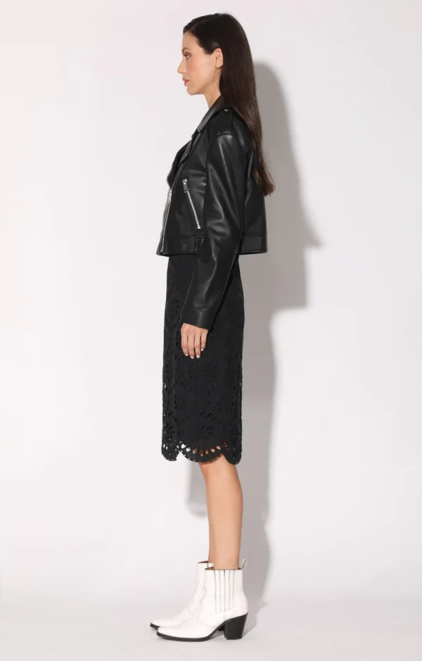 Walter Baker Milan Jacket, Black-Leather>Women Leather