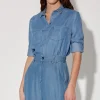 Walter Baker Nessa Shirt, Medium Wash>Women Tops