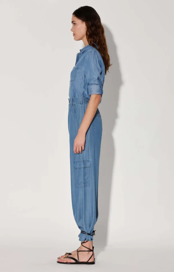 Walter Baker Nessa Shirt, Medium Wash>Women Tops