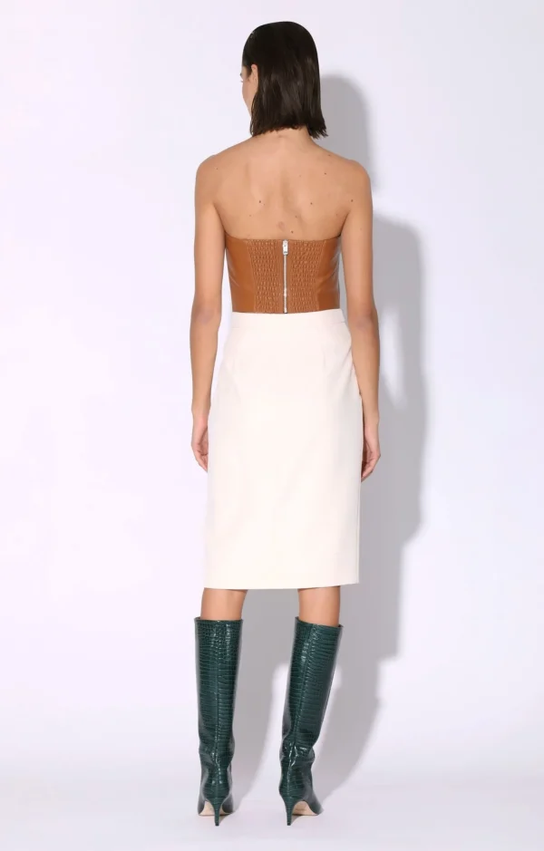 Walter Baker Parker Skirt, Bone>Women Bottoms