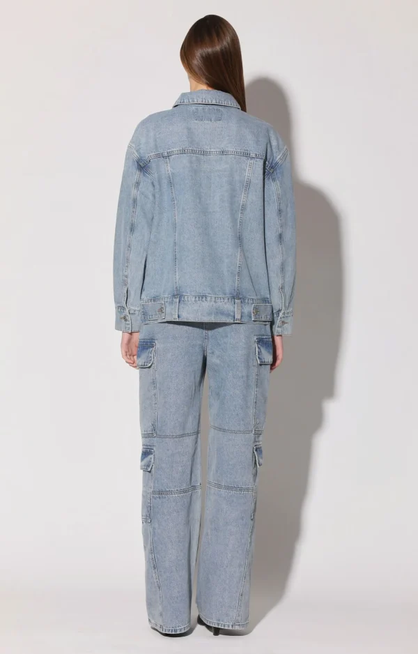 Walter Baker Raelynn Jacket, Light Wash>Women Jackets