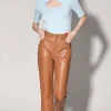 Walter Baker Selma Pant, Camel-Leather>Women Bottoms
