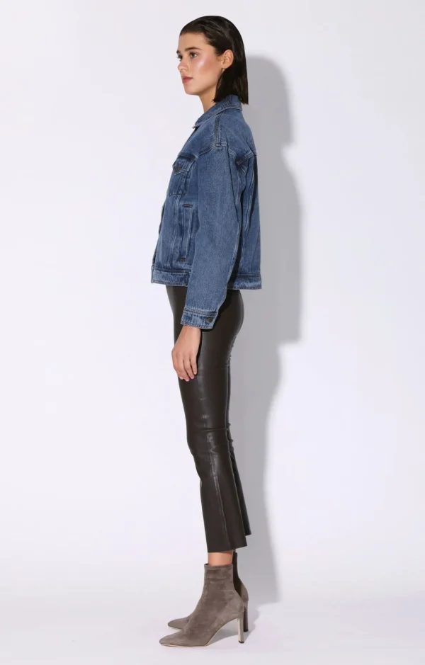 Walter Baker Shawna Jacket, Dark Wash>Women Jackets