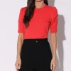 Walter Baker Skippy Top, Red Coral>Women Tops