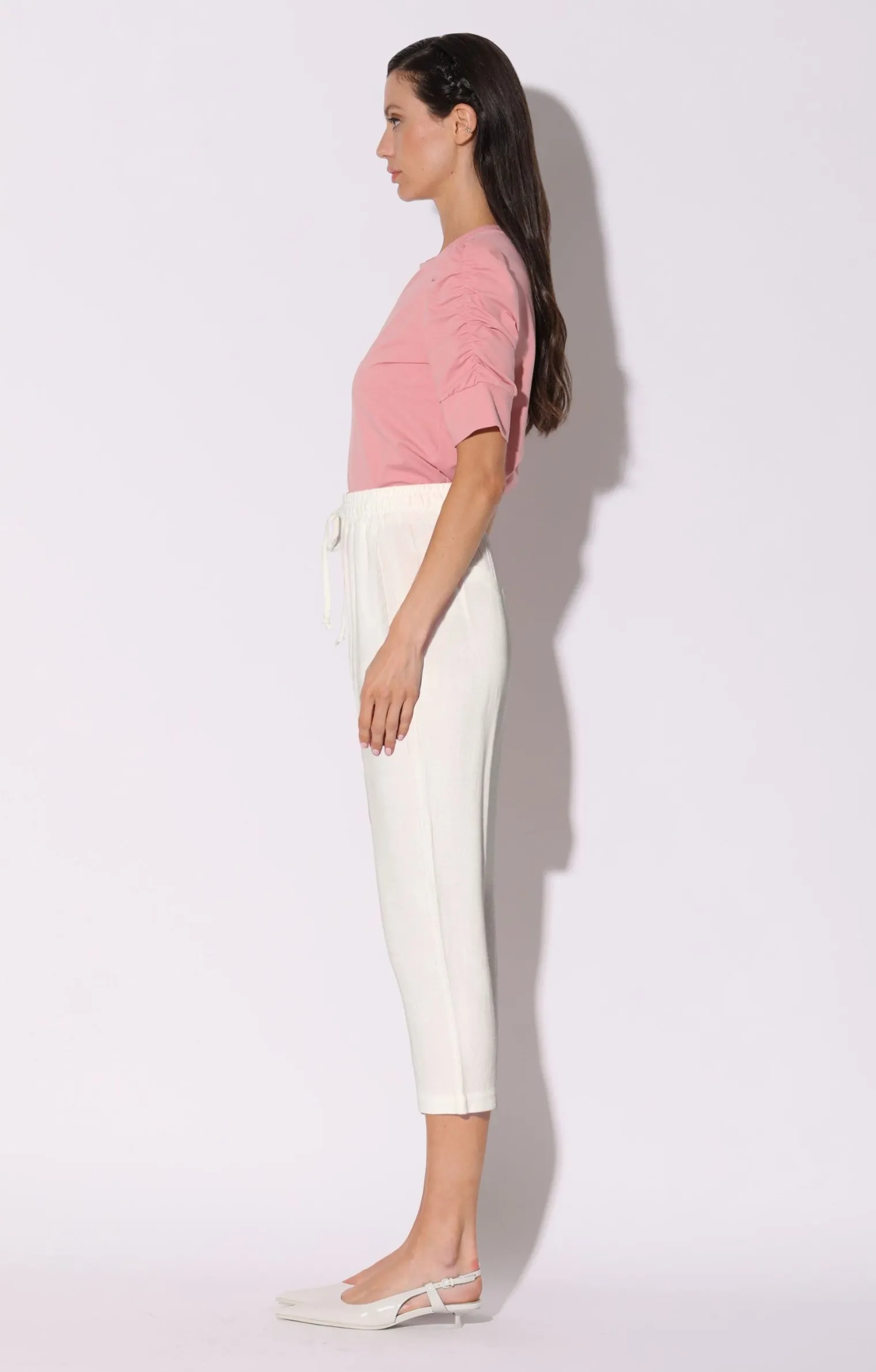 sophia_jogger_ivory_2.webp Walter Baker Sophia Jogger, Ivory>Women Bottoms