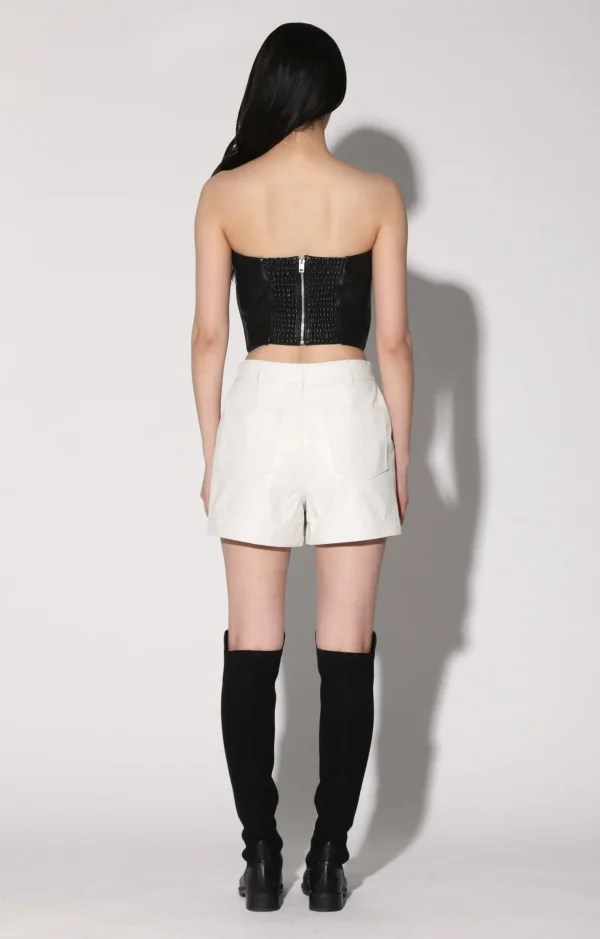 Walter Baker Tanvi Top, Black-Leather>Women Leather