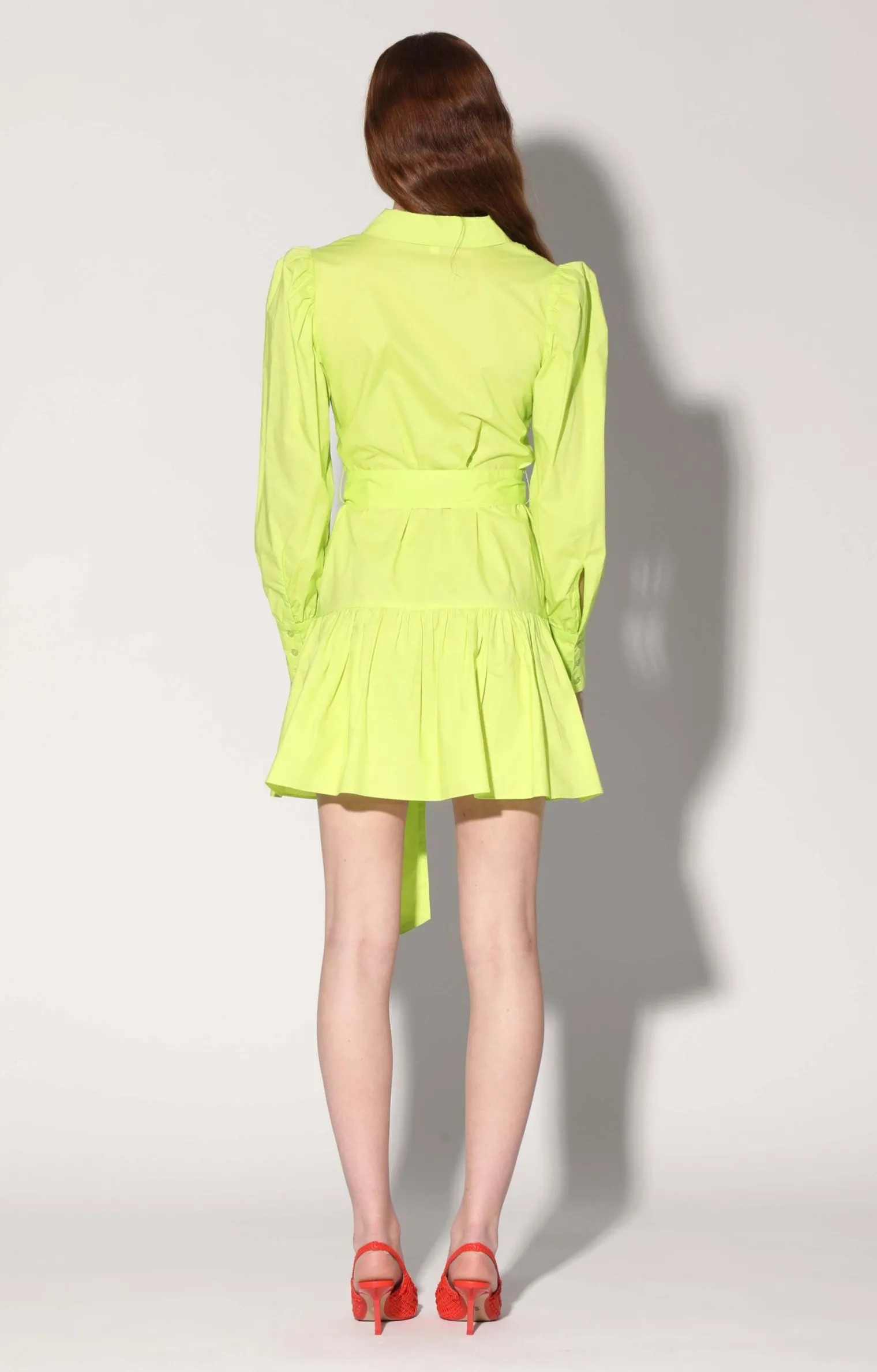 tara_dress_citron_3.webp Walter Baker Tara Dress, Citron>Women Dresses