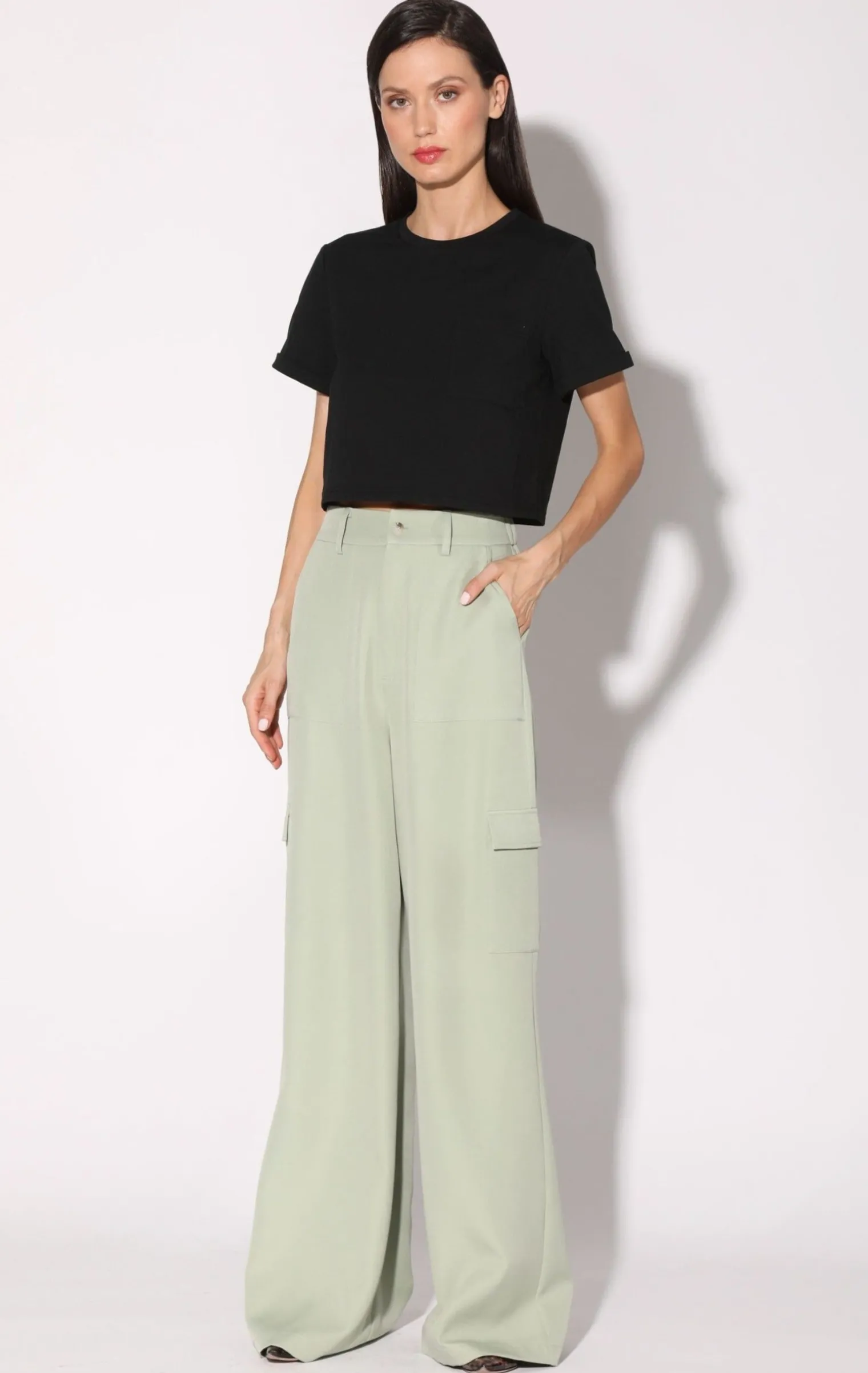 terry_pant_jade_0.webp Walter Baker Terry Pant, Jade>Women Bottoms