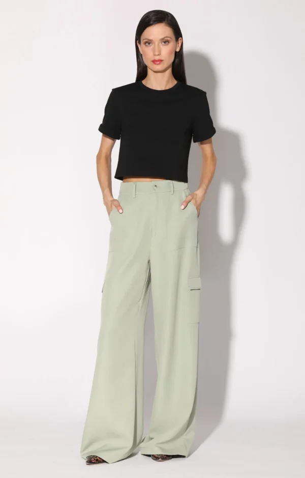 Walter Baker Terry Pant, Jade>Women Bottoms