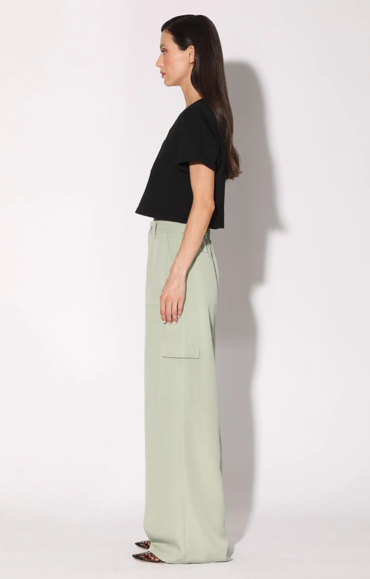 terry_pant_jade_2.webp Walter Baker Terry Pant, Jade>Women Bottoms